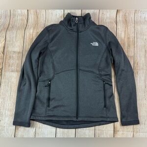 Womens The North Face Agave Grey Jacket Full Zip Soft Lining Size Large